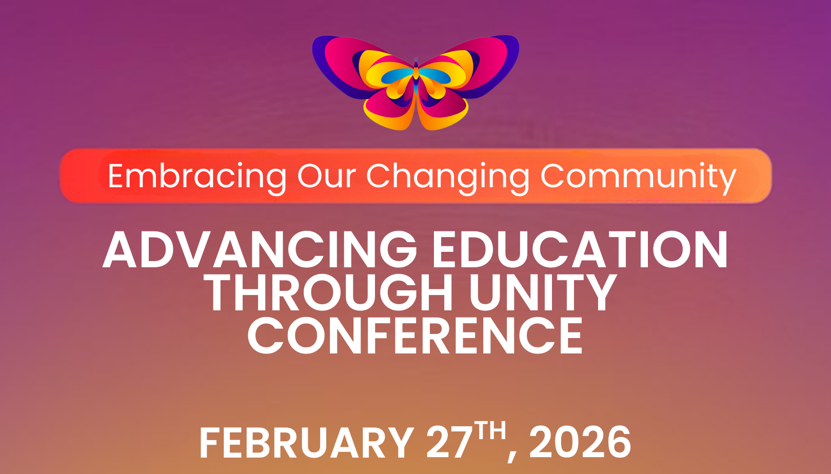 Embracing Our Changing Community Conference 2026